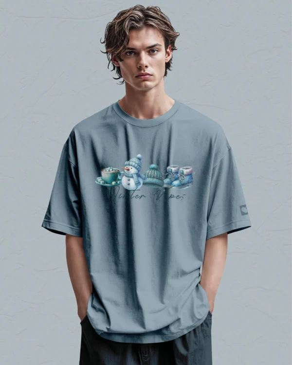 Koszulka świąteczna oversize <br>Winter Vibes - Edycja Limitowana